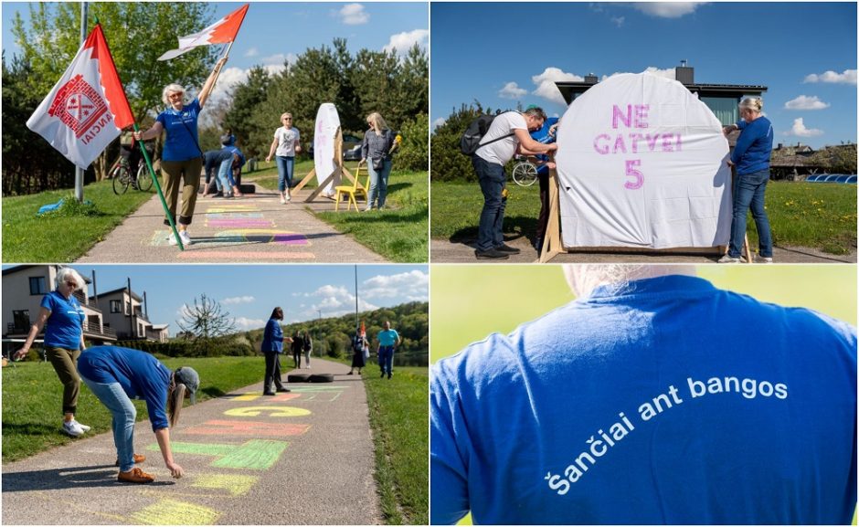 Naujos gatvės tiesimui nepritariantys Žemųjų Šančių gyventojai paminėjo protesto akcijos penkmetį