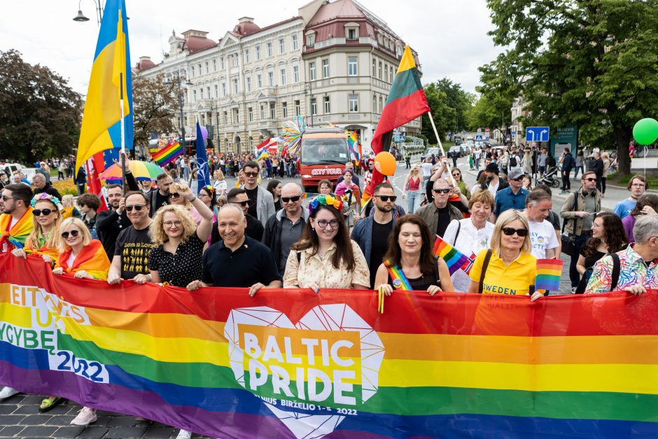 T. V. Raskevičius džiaugiasi įvykusiomis „Baltic Pride“ eitynėmis: meilė nugalės