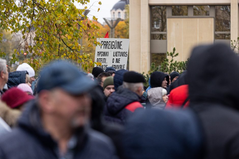 Protestas dėl NT mokesčio: jeigu matysiu, kad iš manęs atima namus, aš juos sudeginsiu