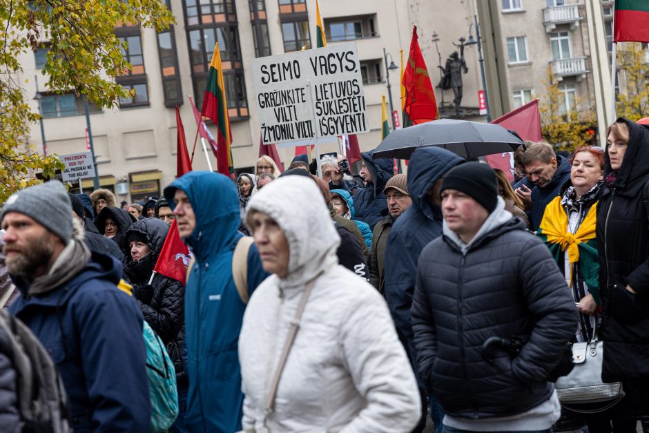 Protestas dėl NT mokesčio: jeigu matysiu, kad iš manęs atima namus, aš juos sudeginsiu