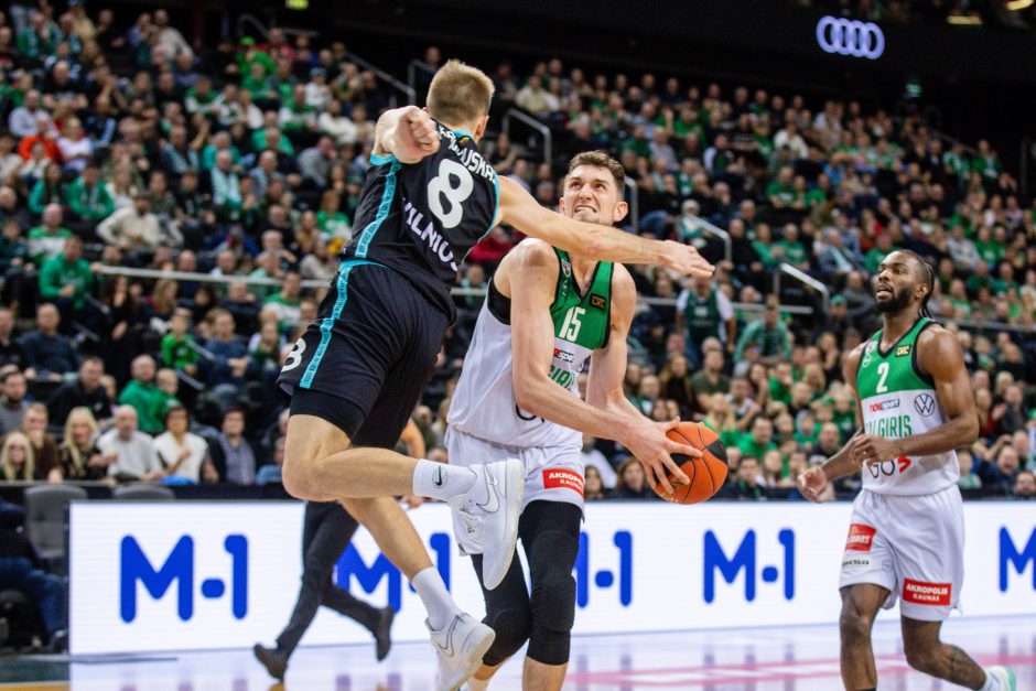 Nepriekaištingai gynęsis „Žalgiris“ pasiekė revanšą prieš „Wolves“