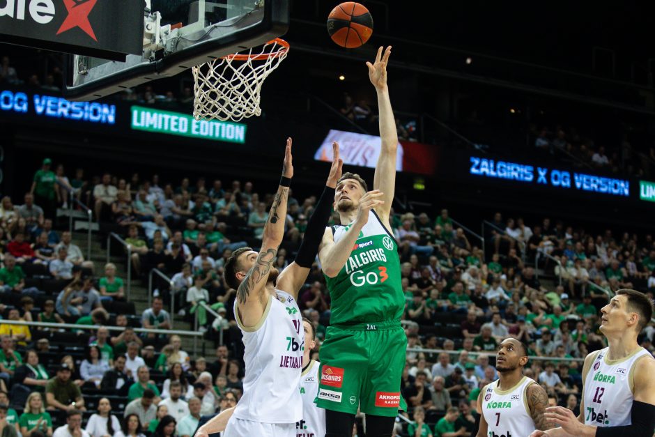 Trečiosios LKL pusfinalio rungtynės: „Žalgiris“ – „7bet-Lietkabelis“