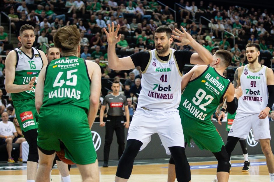 Trečiosios LKL pusfinalio rungtynės: „Žalgiris“ – „7bet-Lietkabelis“