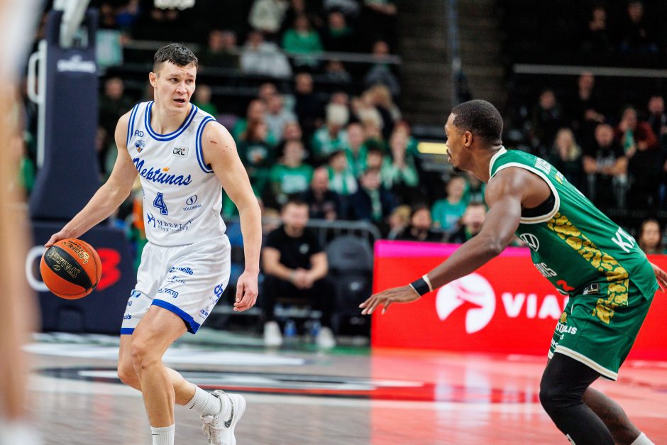 LKL rungtynėse Kaune susitiko Kauno „Žalgiris“ ir Klaipėdos „Neptūnas“