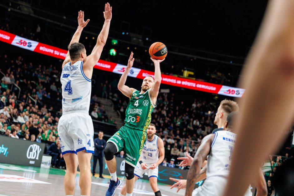 LKL rungtynėse Kaune susitiko Kauno „Žalgiris“ ir Klaipėdos „Neptūnas“