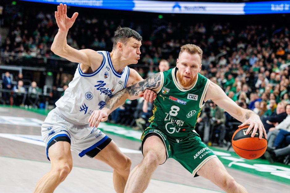 LKL rungtynėse Kaune susitiko Kauno „Žalgiris“ ir Klaipėdos „Neptūnas“