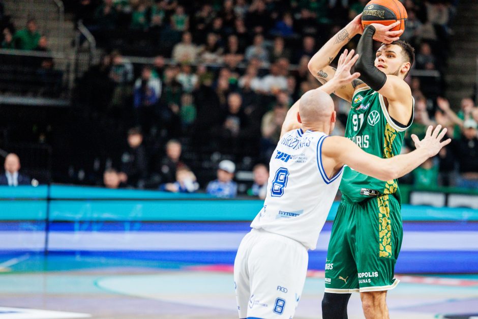 LKL rungtynėse Kaune susitiko Kauno „Žalgiris“ ir Klaipėdos „Neptūnas“