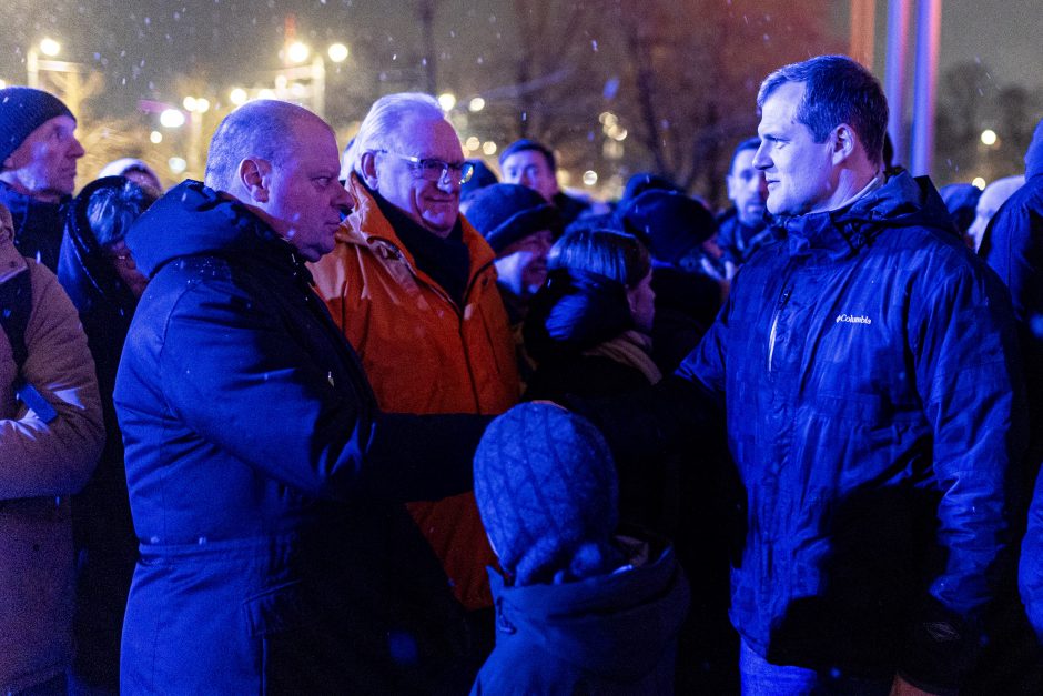 Atminimo laužų uždegimo ceremonija Vilniuje, Nepriklausomybės aikštėje