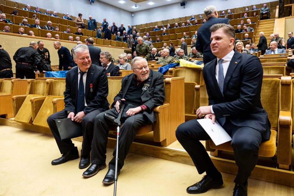 Vytautas Landsbergis laisvės gynėjų susitikime: alternatyva Europai yra putinizmas