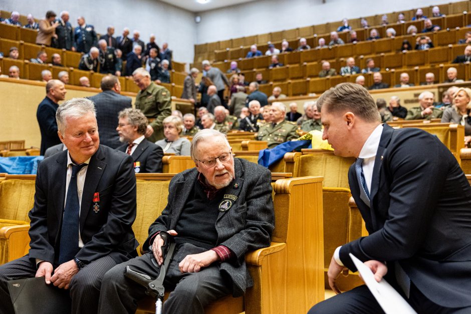 Vytautas Landsbergis laisvės gynėjų susitikime: alternatyva Europai yra putinizmas