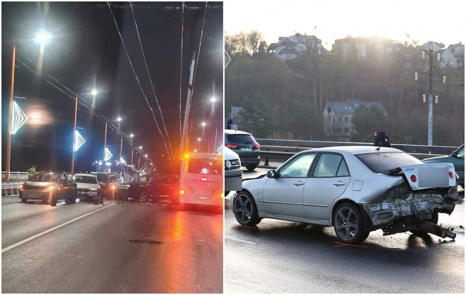 Kauną paralyžiavo avarijos: eismas stovi, kai kurie į darbus eina pėsčiom