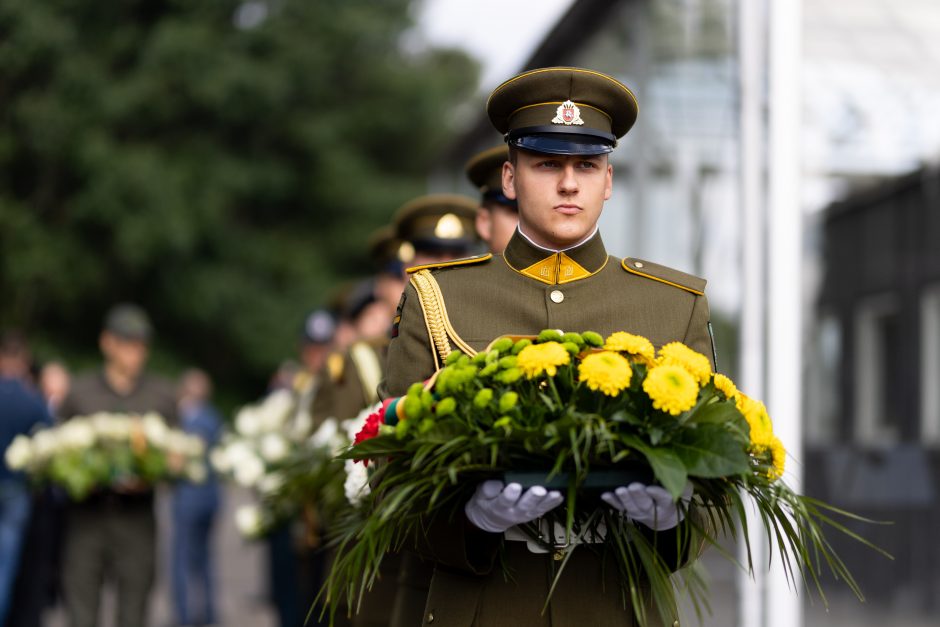 „Stovime teisingesnio pasaulio pusėje“: Medininkų minėjime pabrėžta Ukrainos kova