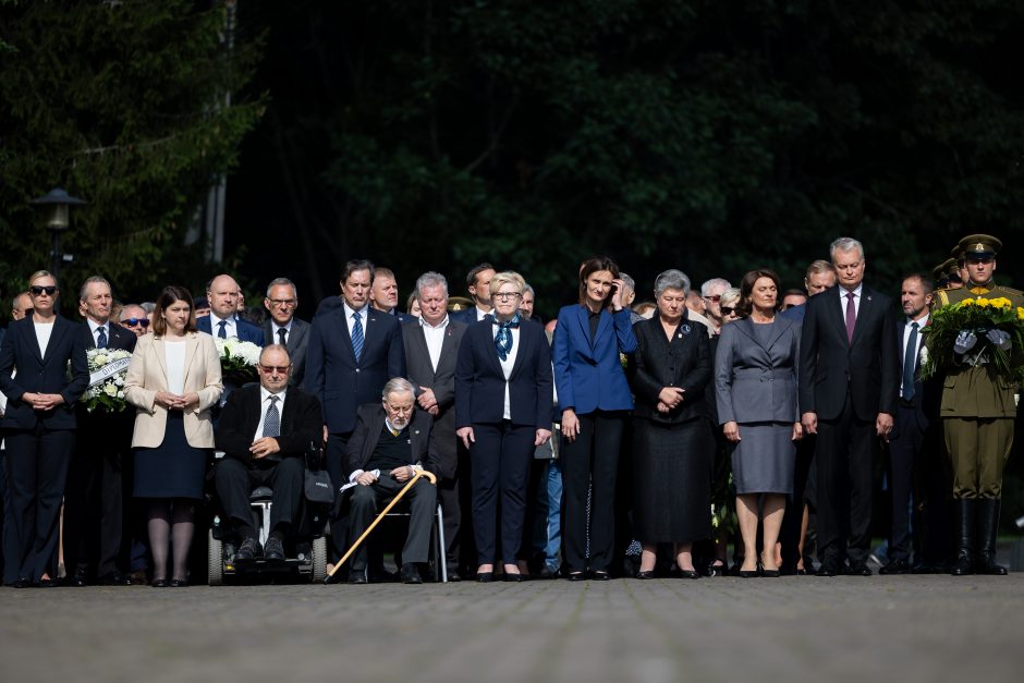 „Stovime teisingesnio pasaulio pusėje“: Medininkų minėjime pabrėžta Ukrainos kova