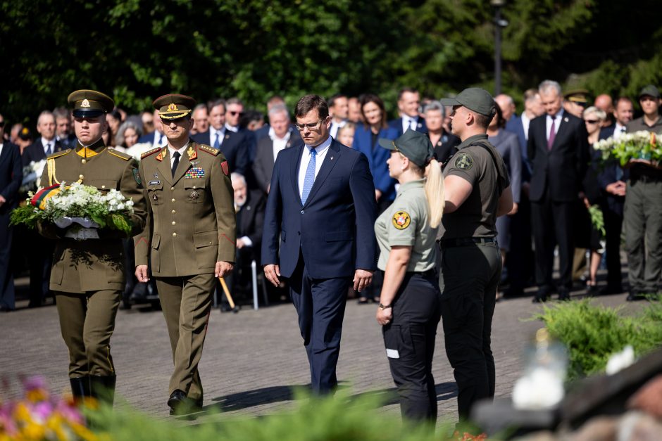 „Stovime teisingesnio pasaulio pusėje“: Medininkų minėjime pabrėžta Ukrainos kova