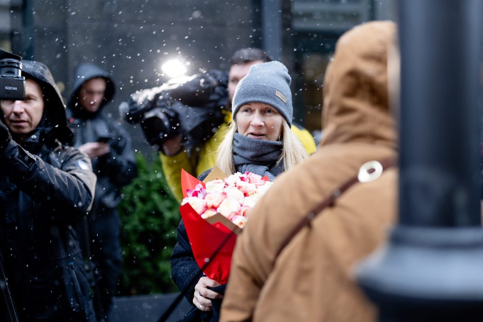 Vilniuje – maždaug dviejų dešimčių baltarusių protestas: norime, kad „vatnikų“ pelkė plėstųsi?