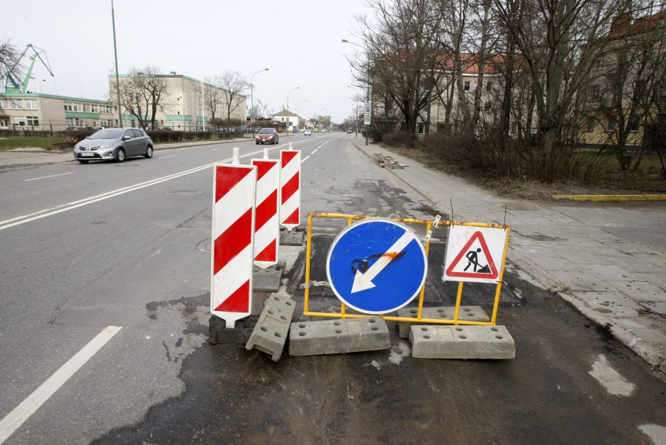 Naujoji Uosto gatvę apgadino sena tinklų kamera