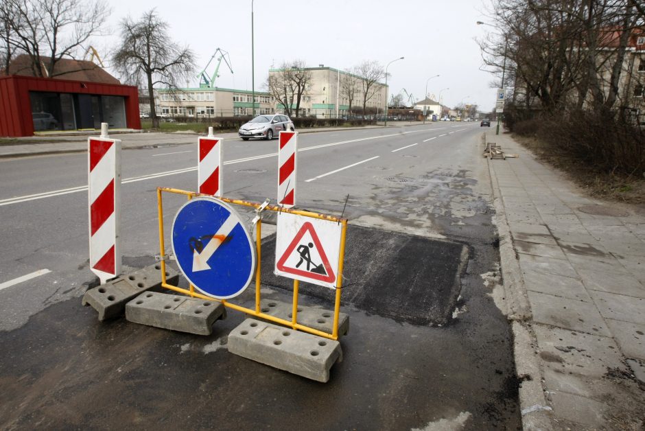 Naujoji Uosto gatvę apgadino sena tinklų kamera