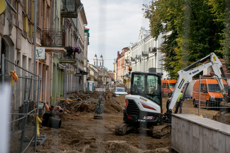 Kaip juda Vilniaus gatvės rekonstrukcija?