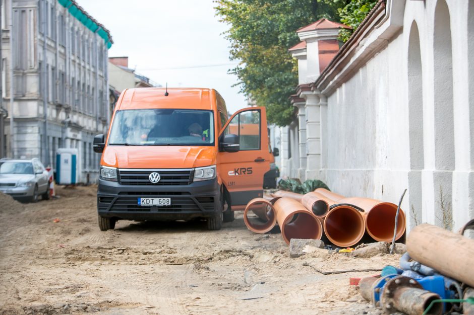 Kaip juda Vilniaus gatvės rekonstrukcija?