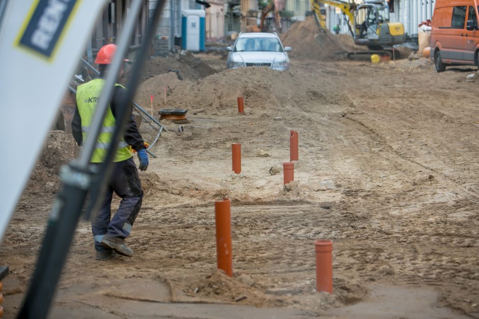 Kaip juda Vilniaus gatvės rekonstrukcija?