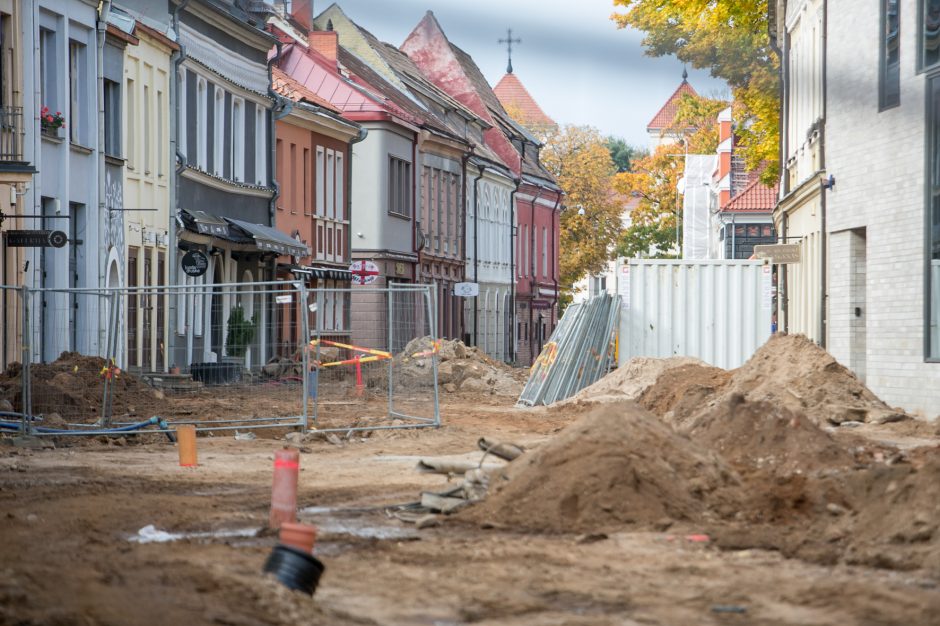 Kaip juda Vilniaus gatvės rekonstrukcija?