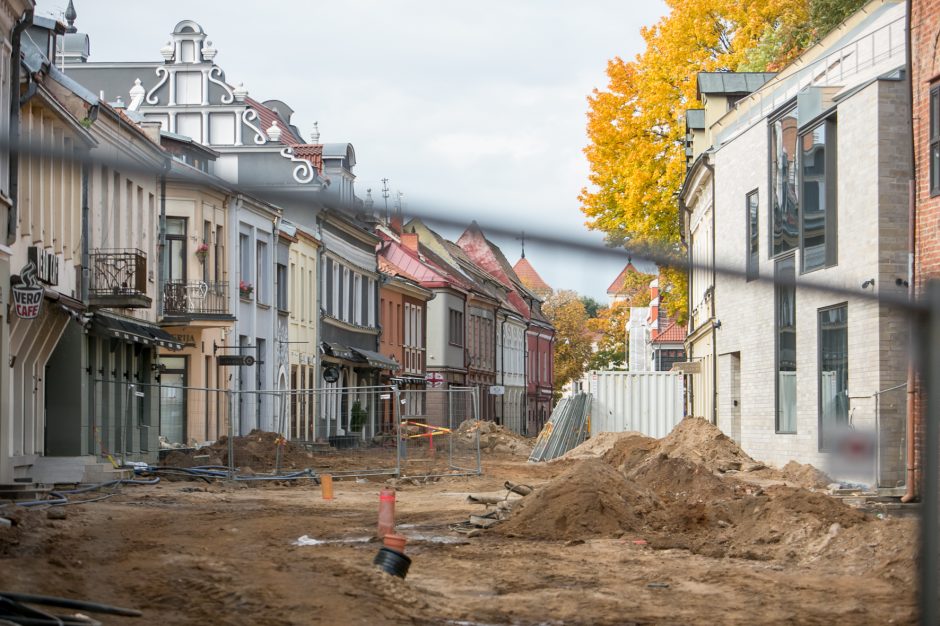 Kaip juda Vilniaus gatvės rekonstrukcija?