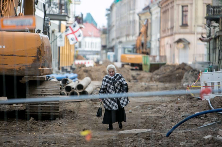 Kaip juda Vilniaus gatvės rekonstrukcija?