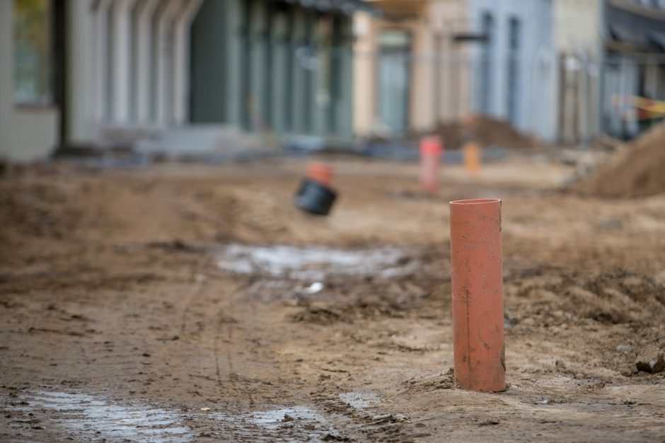 Kaip juda Vilniaus gatvės rekonstrukcija?