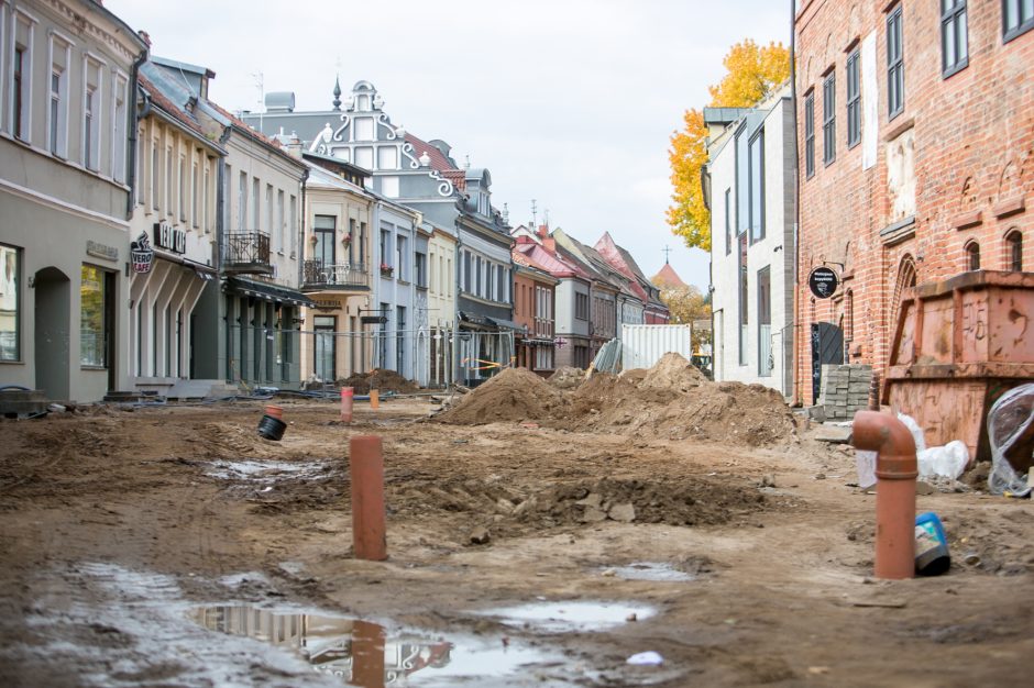 Kaip juda Vilniaus gatvės rekonstrukcija?