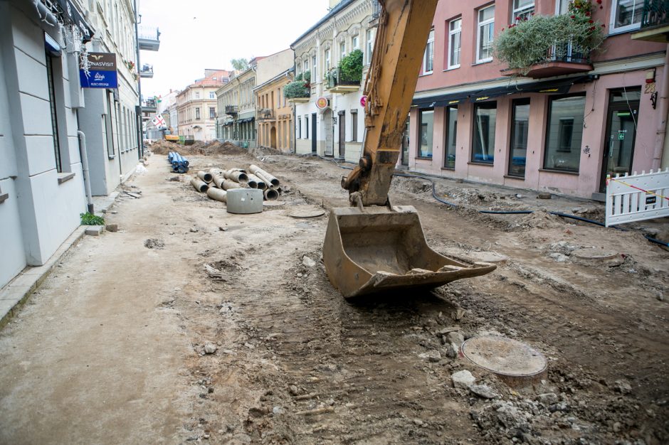 Kaip juda Vilniaus gatvės rekonstrukcija?