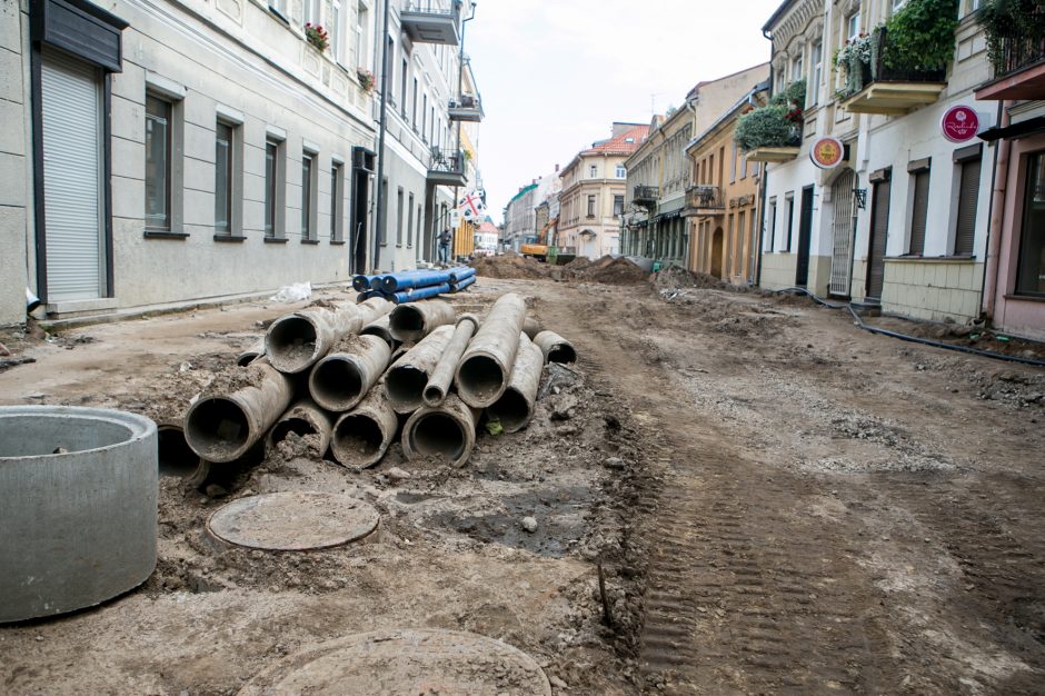 Kaip juda Vilniaus gatvės rekonstrukcija?