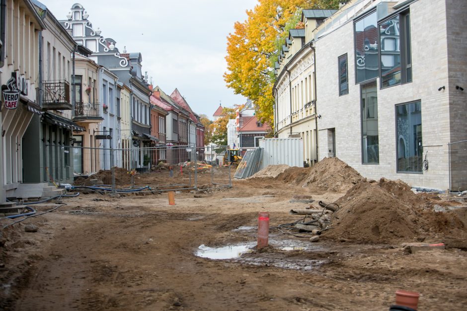 Kaip juda Vilniaus gatvės rekonstrukcija?