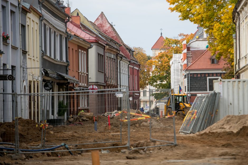 Kaip juda Vilniaus gatvės rekonstrukcija?