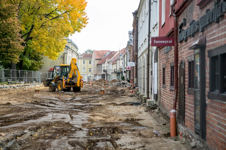 Kaip juda Vilniaus gatvės rekonstrukcija?