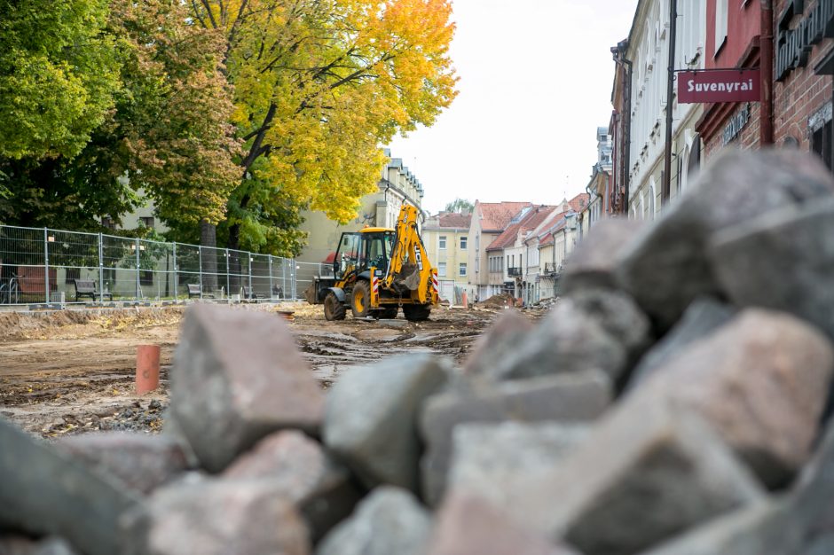 Kaip juda Vilniaus gatvės rekonstrukcija?