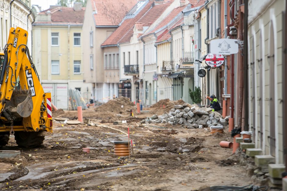 Kaip juda Vilniaus gatvės rekonstrukcija?