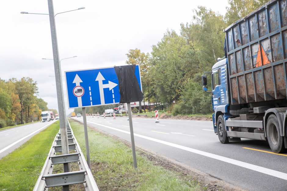 Magistralėje – dar viena eismą trikdanti vieta