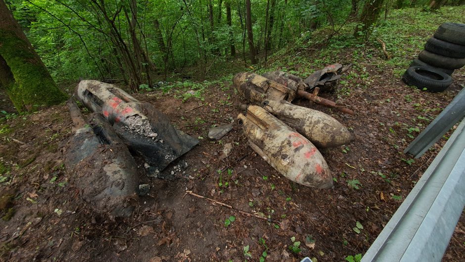 Aliarmas Kaune: Aleksote aptikta daugiau nei 70 aviacinių bombų 