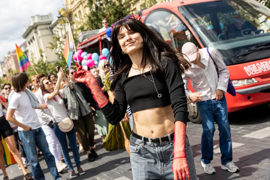 „Vilnius Pride 2023“: į minią vos neįsirėžė automobilis