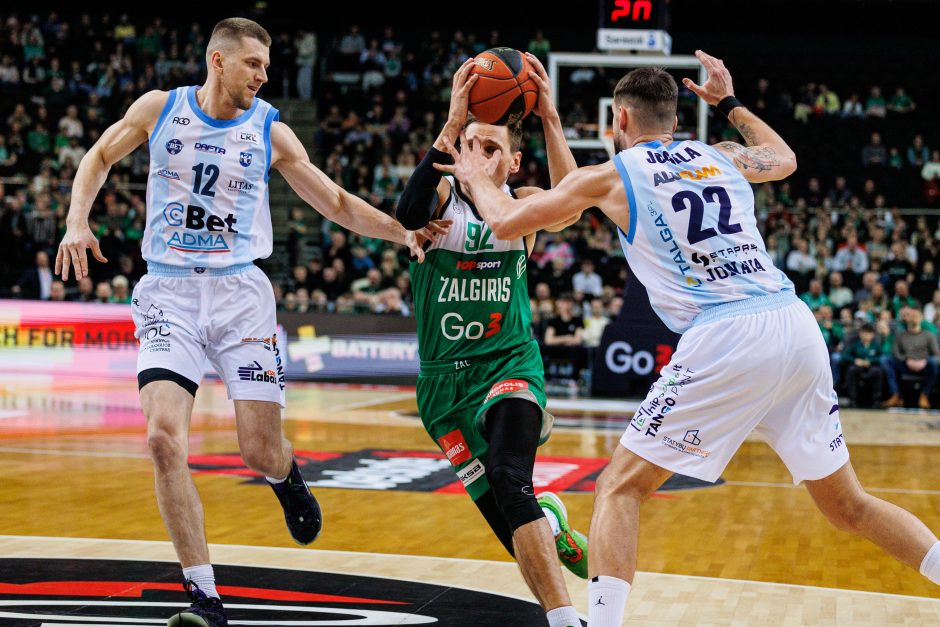 LKL: Kauno „Žalgiris“ – Jonavos „CBet“ (101:57)