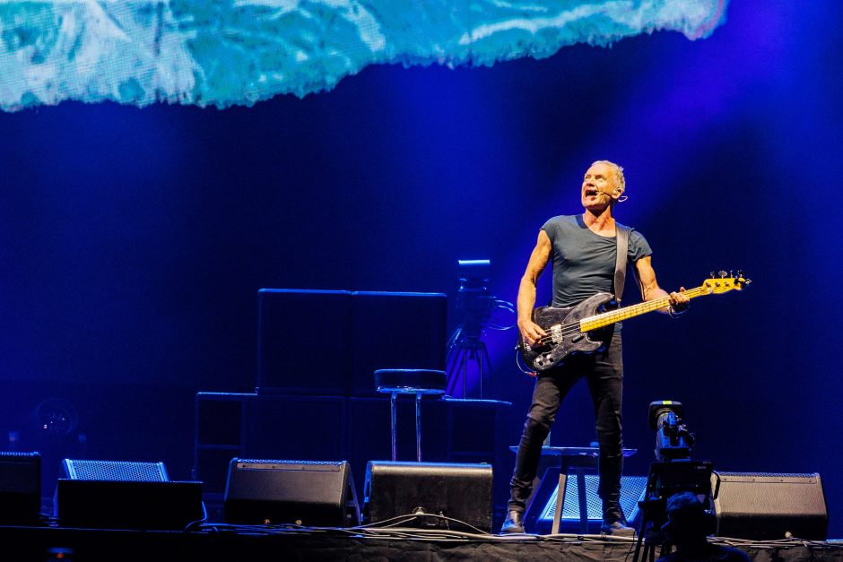 „Sting: My Songs 2024“ pasirodymas Kauno „Žalgirio“ arenoje