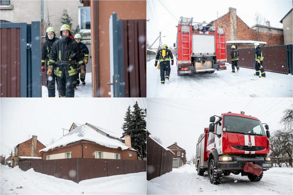 Sujudimas Vilijampolėje: atvykę ugniagesiai rado grėsmingą situaciją