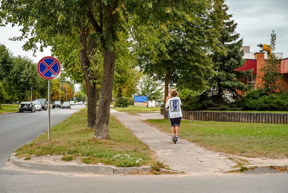 Vienoje Panevėžio gatvių – šokiruojantis vaikų elgesys