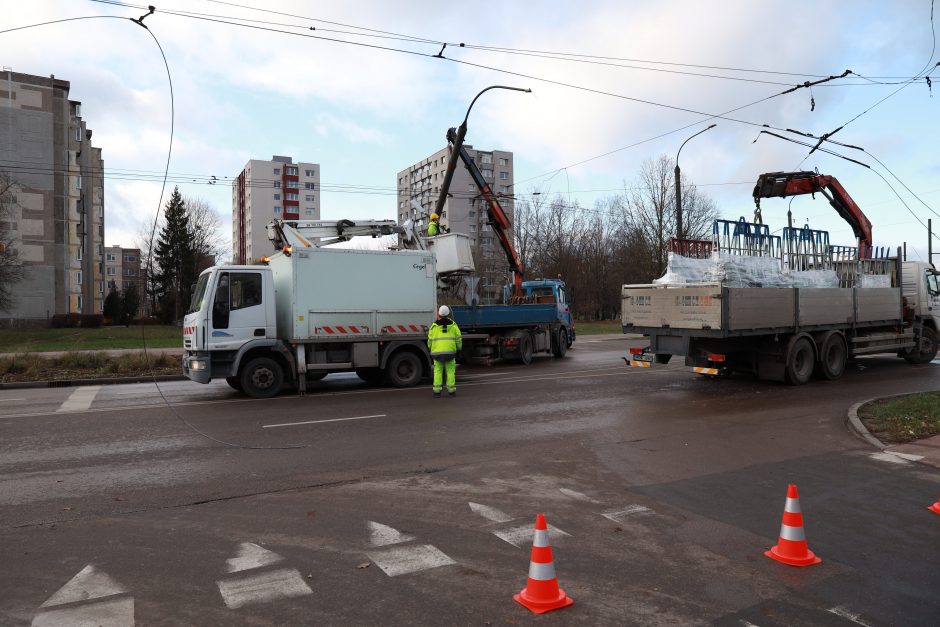 Neeilinė situacija S. Žukausko gatvėje: teko stabdyti eismą