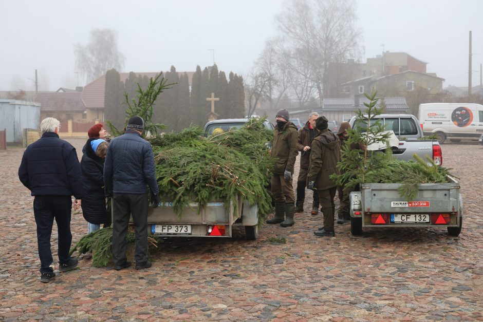 Miškininkai vėl pakvietė į namus parsinešti kvepiančias Kalėdas