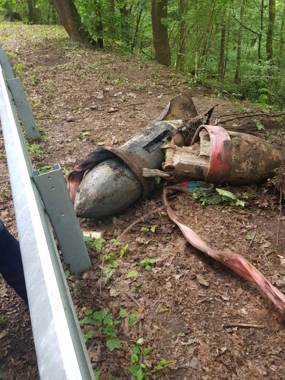 Aliarmas Kaune: Aleksote aptikta daugiau nei 70 aviacinių bombų 