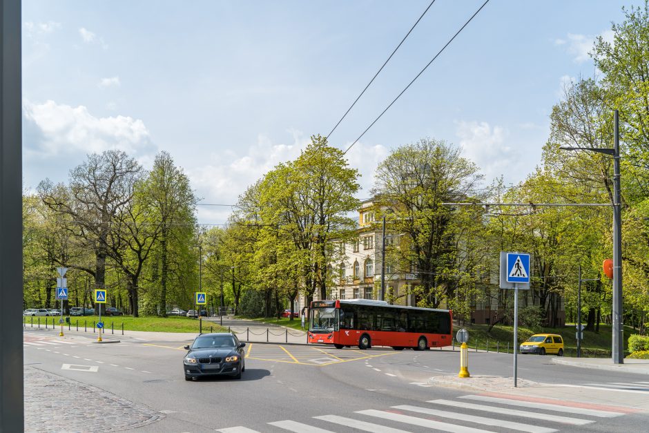 Kauno sankryžose daugėja geltonųjų korių