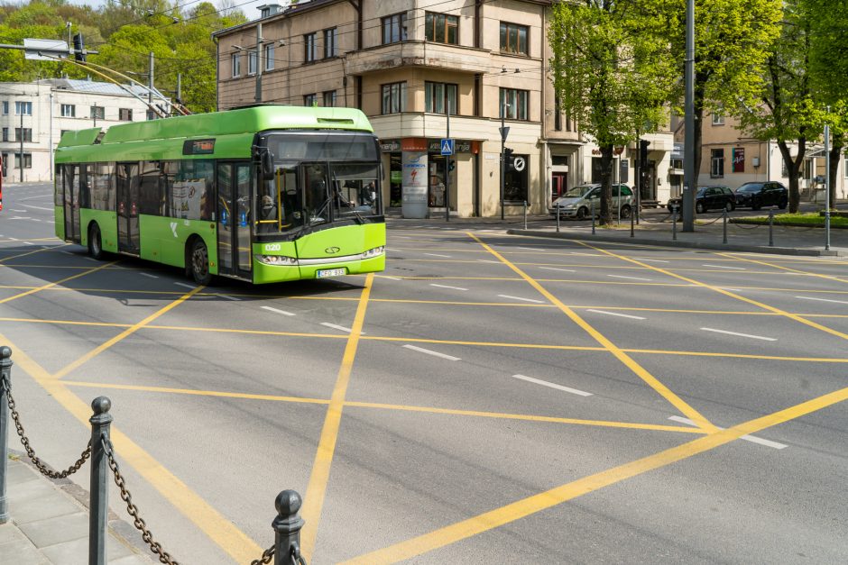 Kauno sankryžose daugėja geltonųjų korių