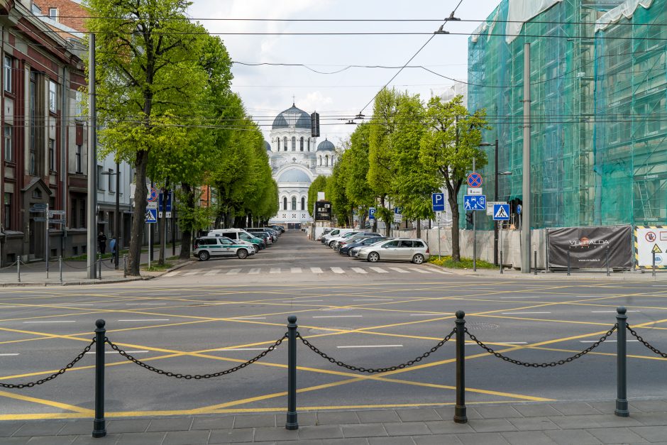 Kauno sankryžose daugėja geltonųjų korių