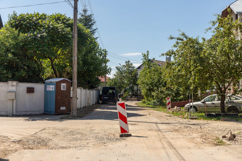 Dėl vykdomų darbų vienos Aleksoto gatvės gyventojai liko be vandens